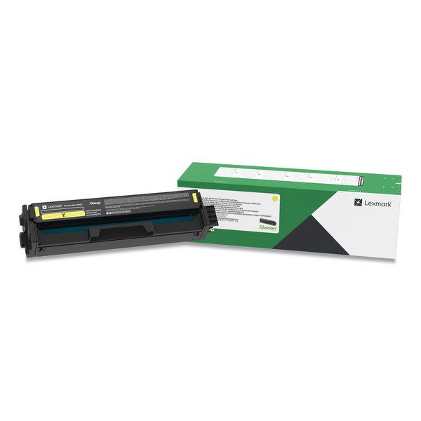 Lexmark C341XY0 Extra Hi-Yield Return Program Toner Cartridge, 4500 PY, Yellow C341XY0